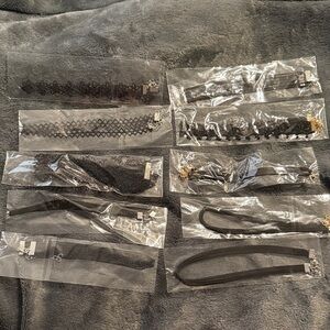 10 Black Choker Necklaces